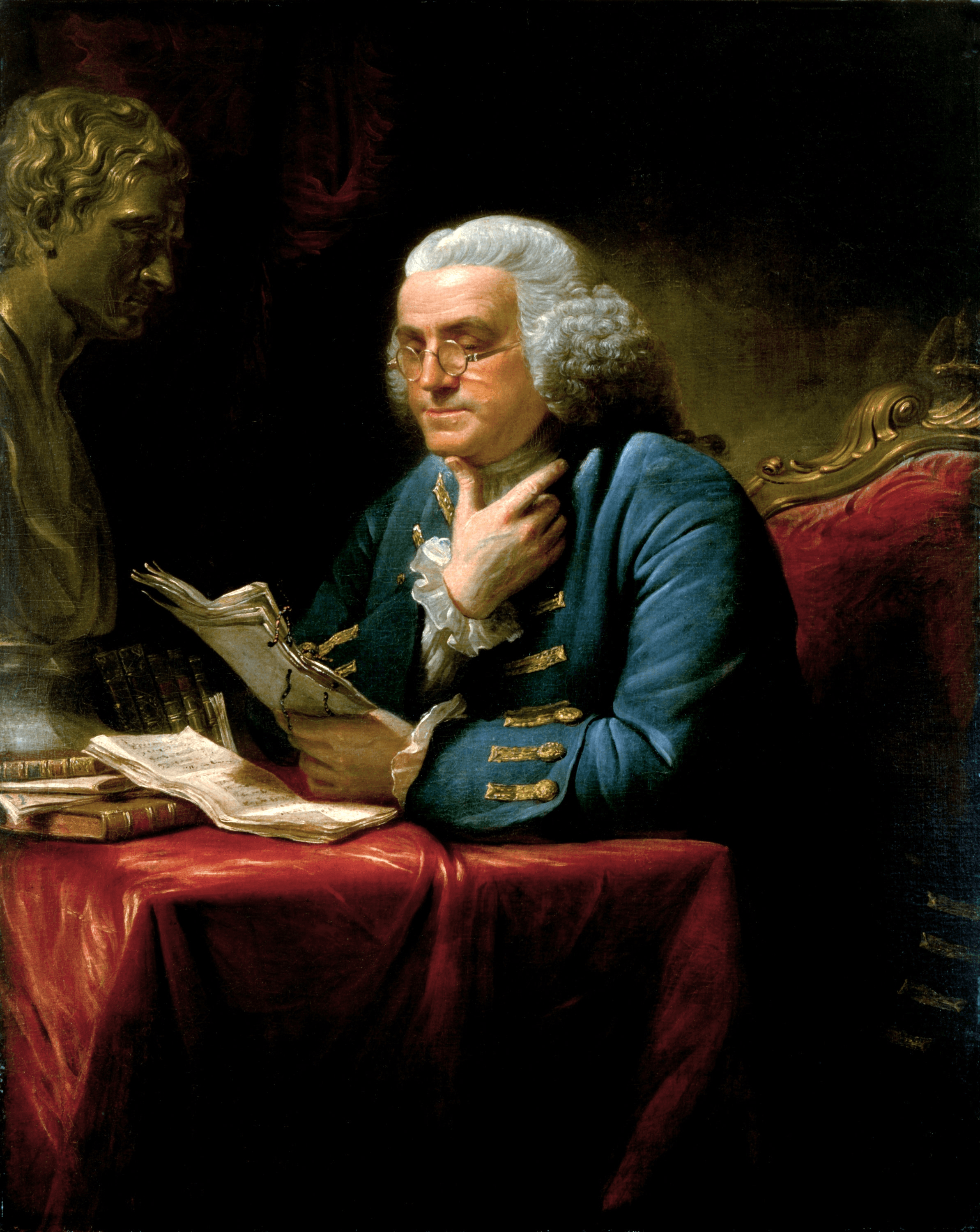 Benjamin Franklin électrocuté