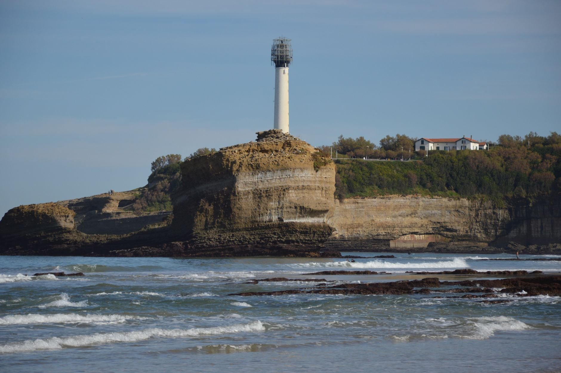 Falaise Biarritz éboulement