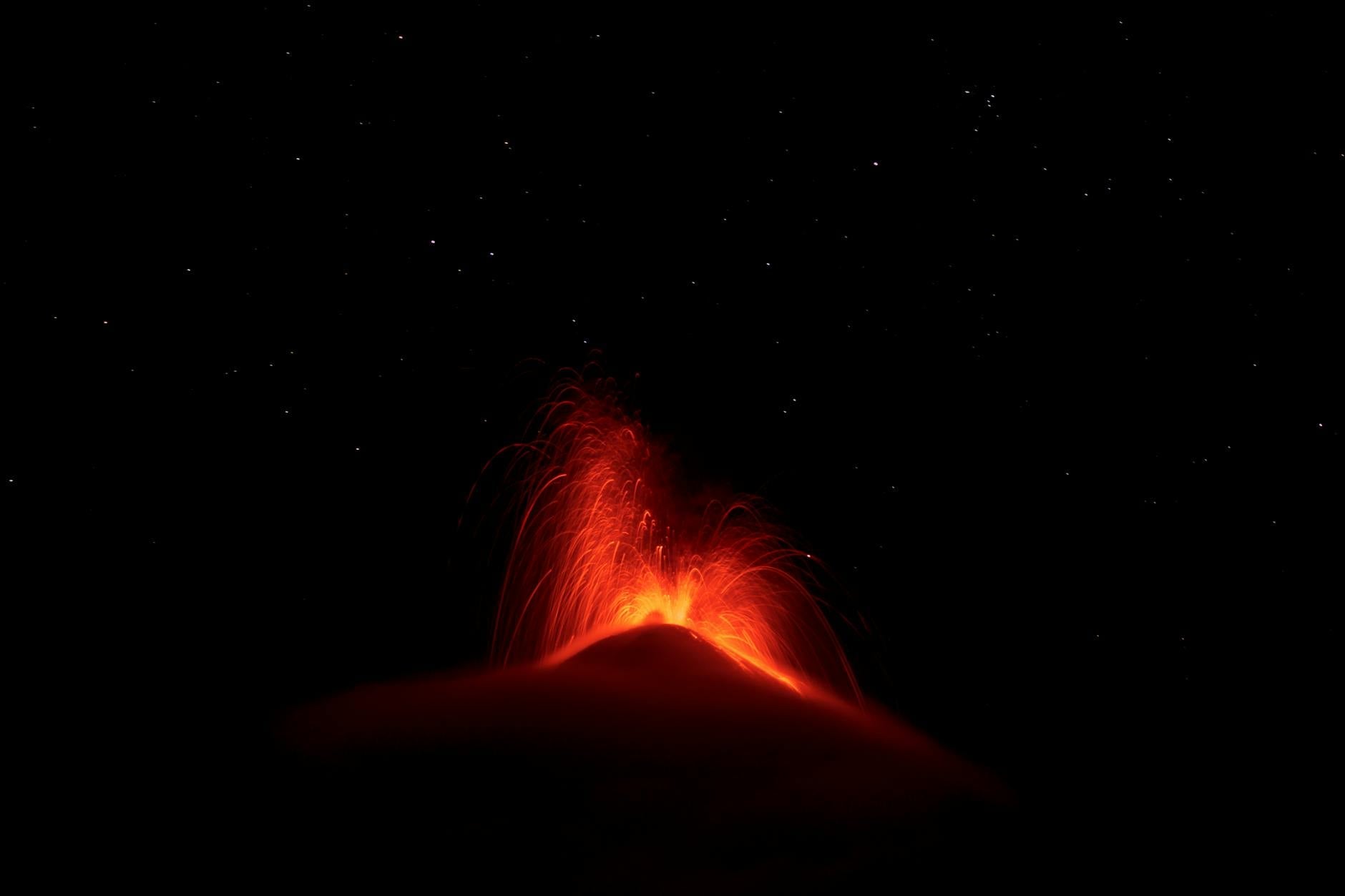 Volcan Newberry éruption