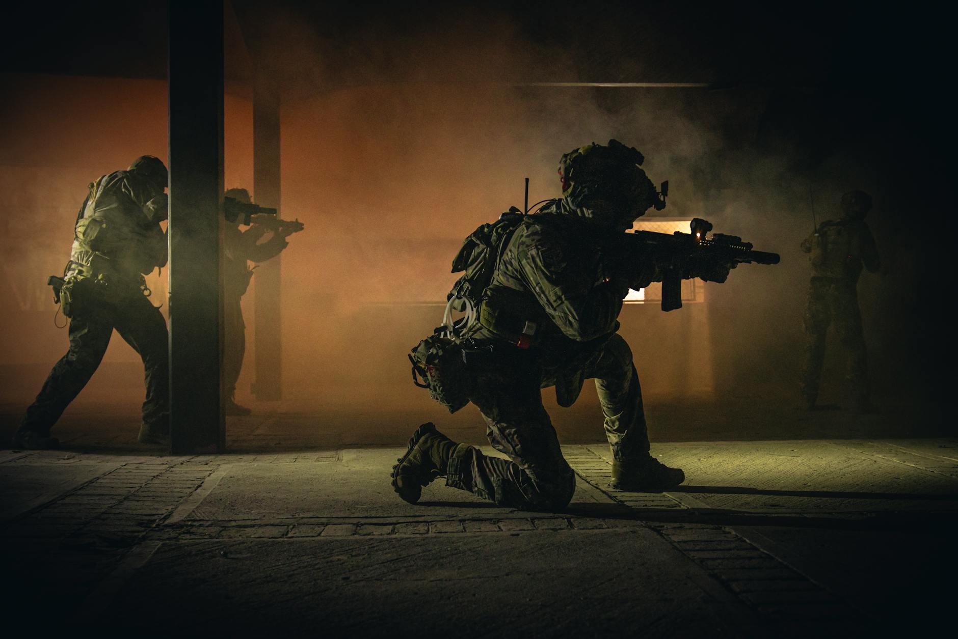 Commandos en action
