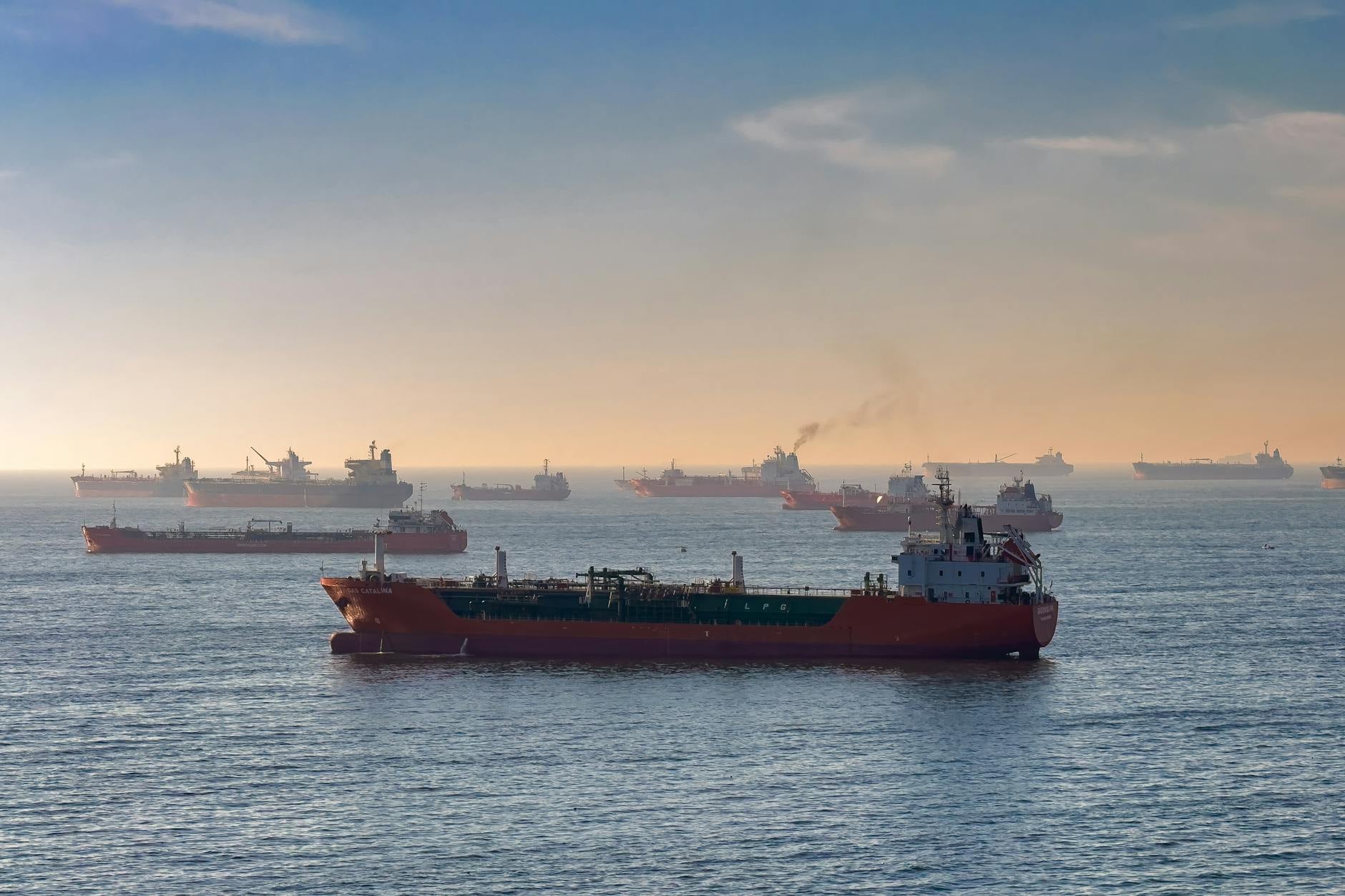 Pétrolier dans détroit d'Ormuz