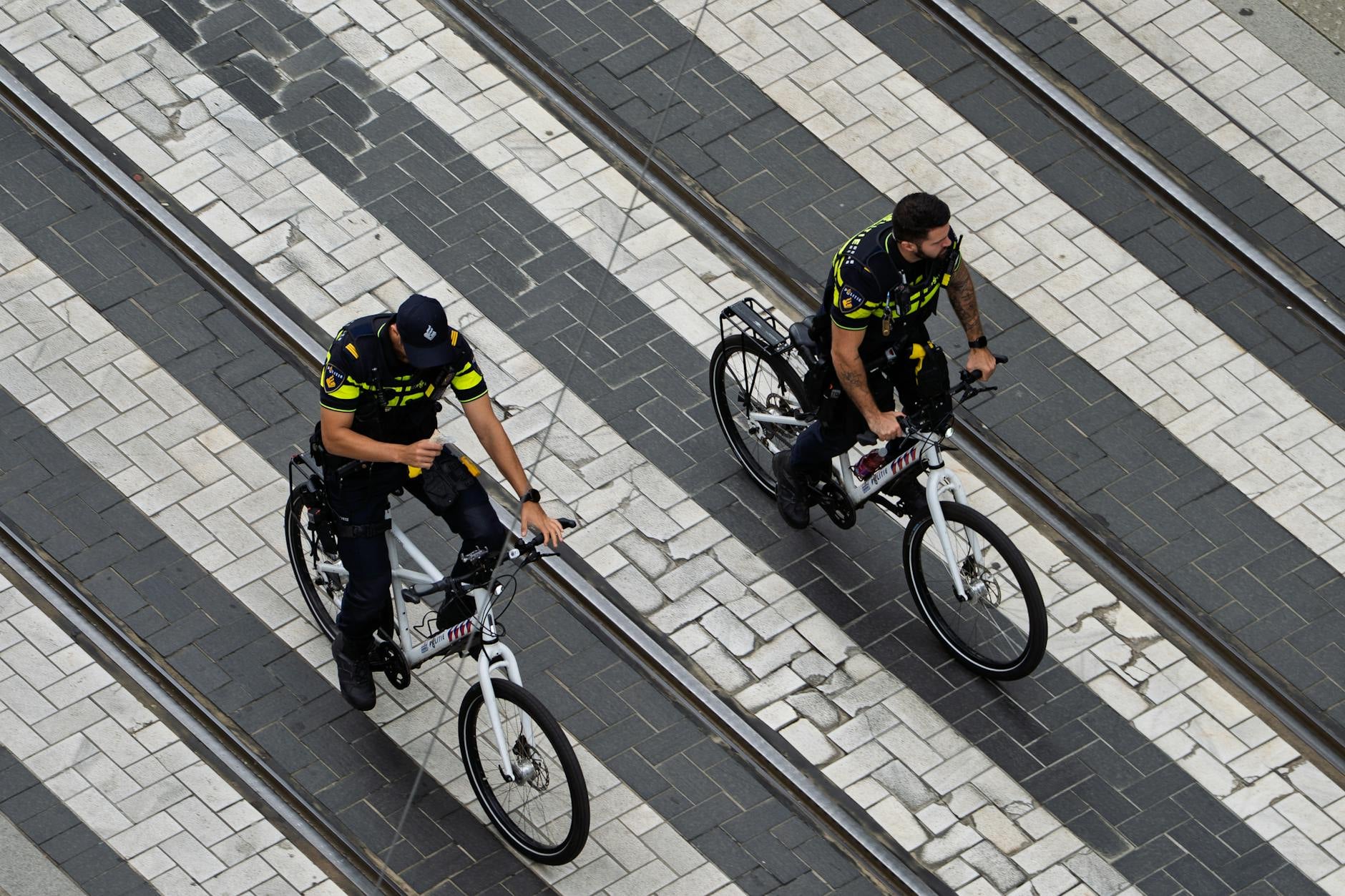 Patrouille policière Athènes