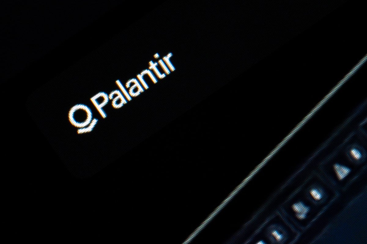 Palantir logo écran