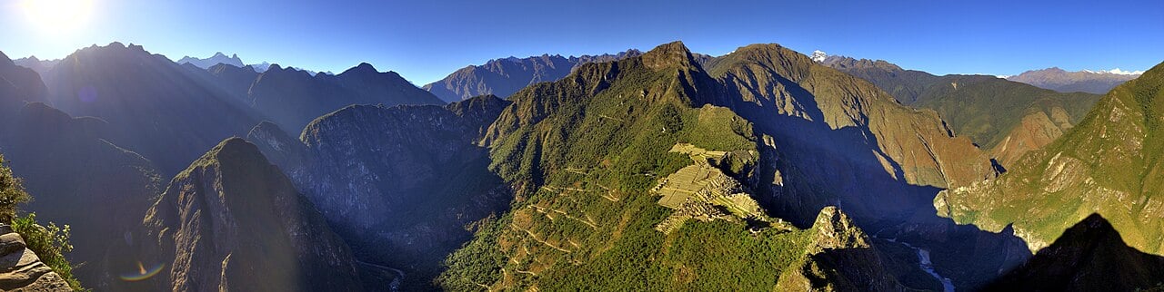 Randonneur chemin de l'Inca