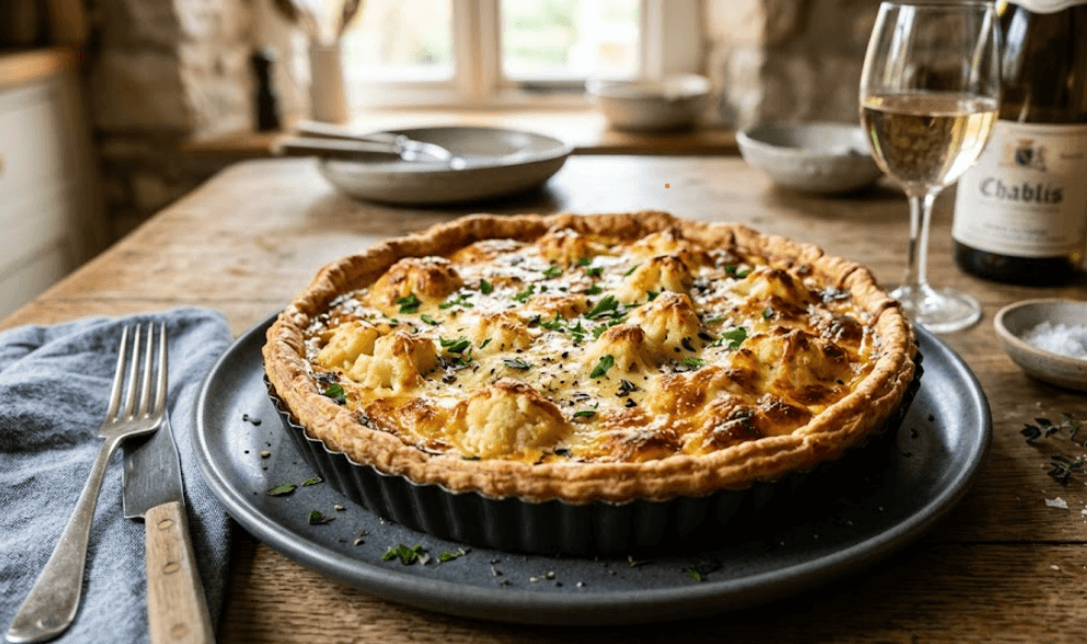 Tarte chou-fleur fromage