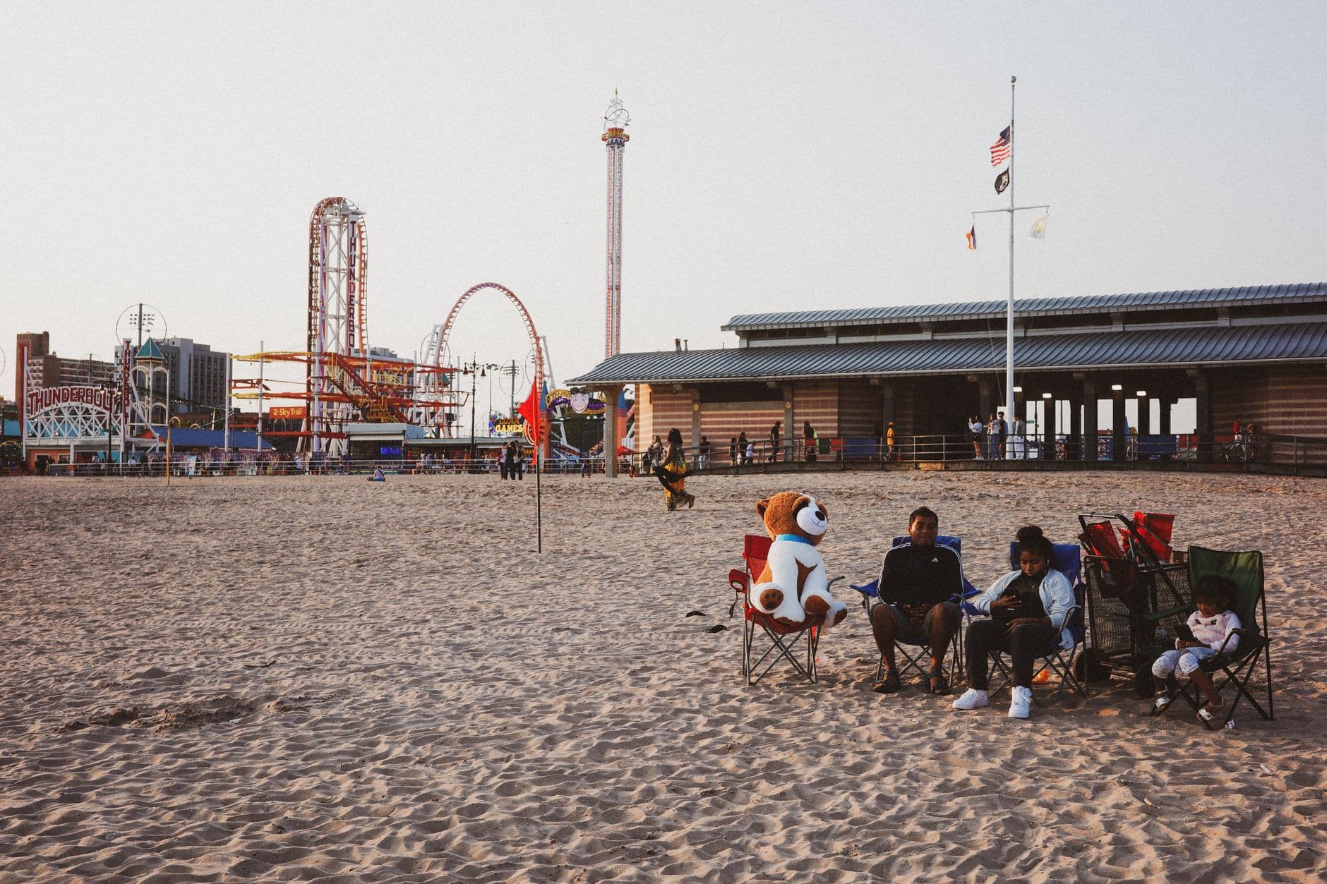 Tirs Coney Island feux