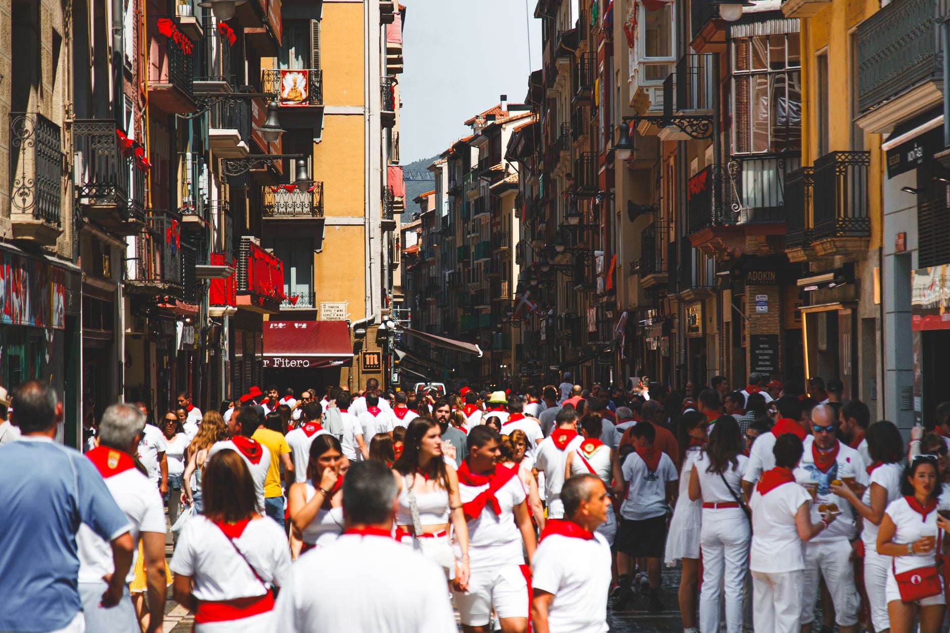 Encierro San Fermín taureaux