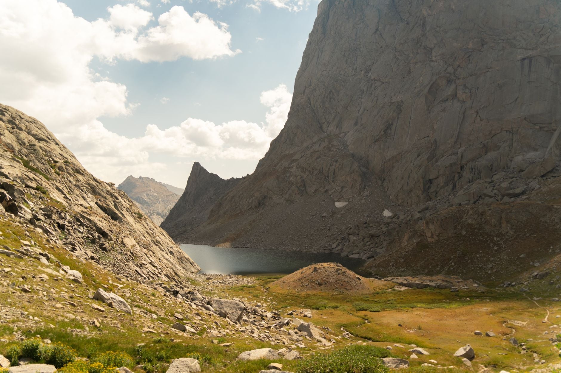 Randonneur en montagne Wyoming