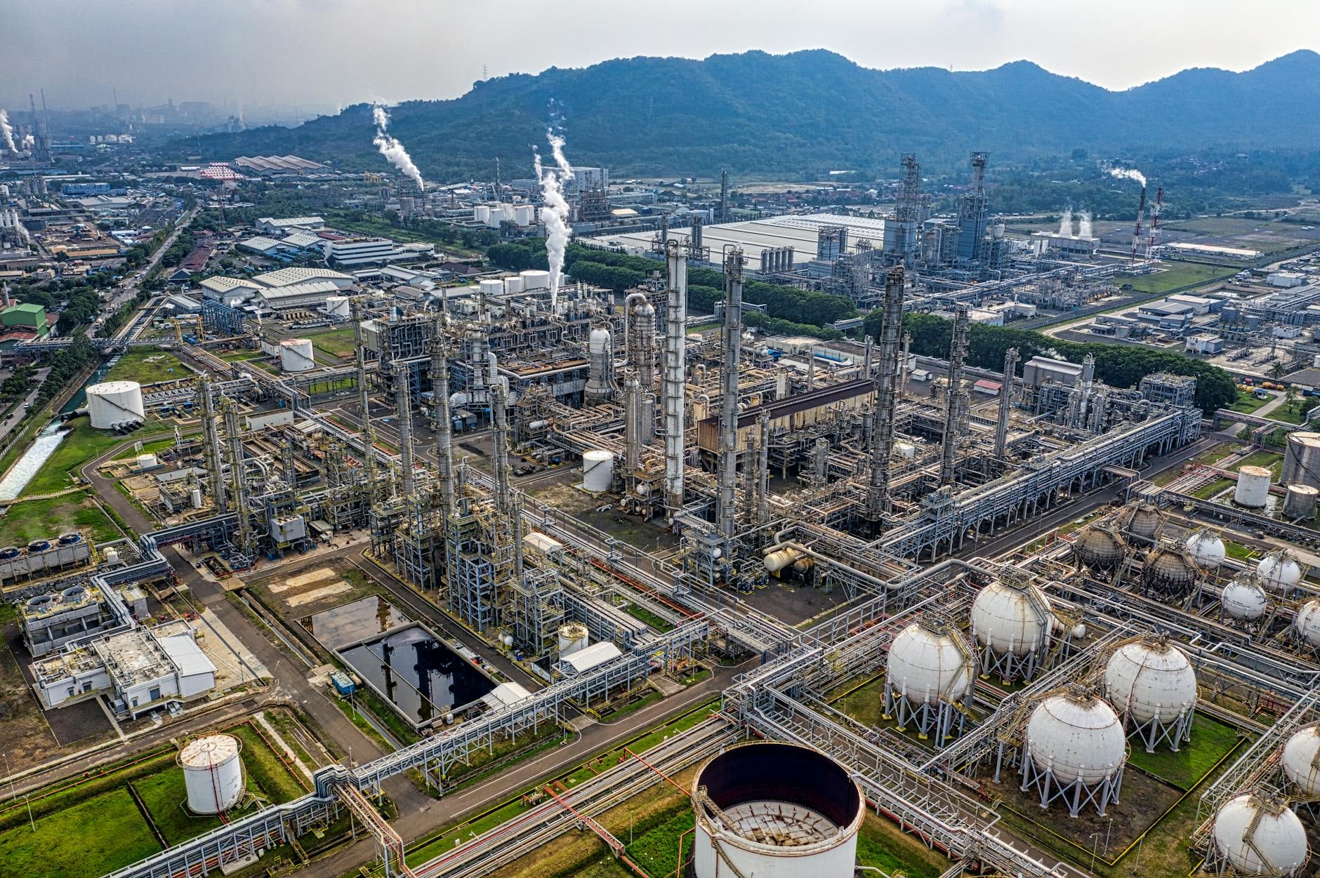 Usine énergétique en Espagne