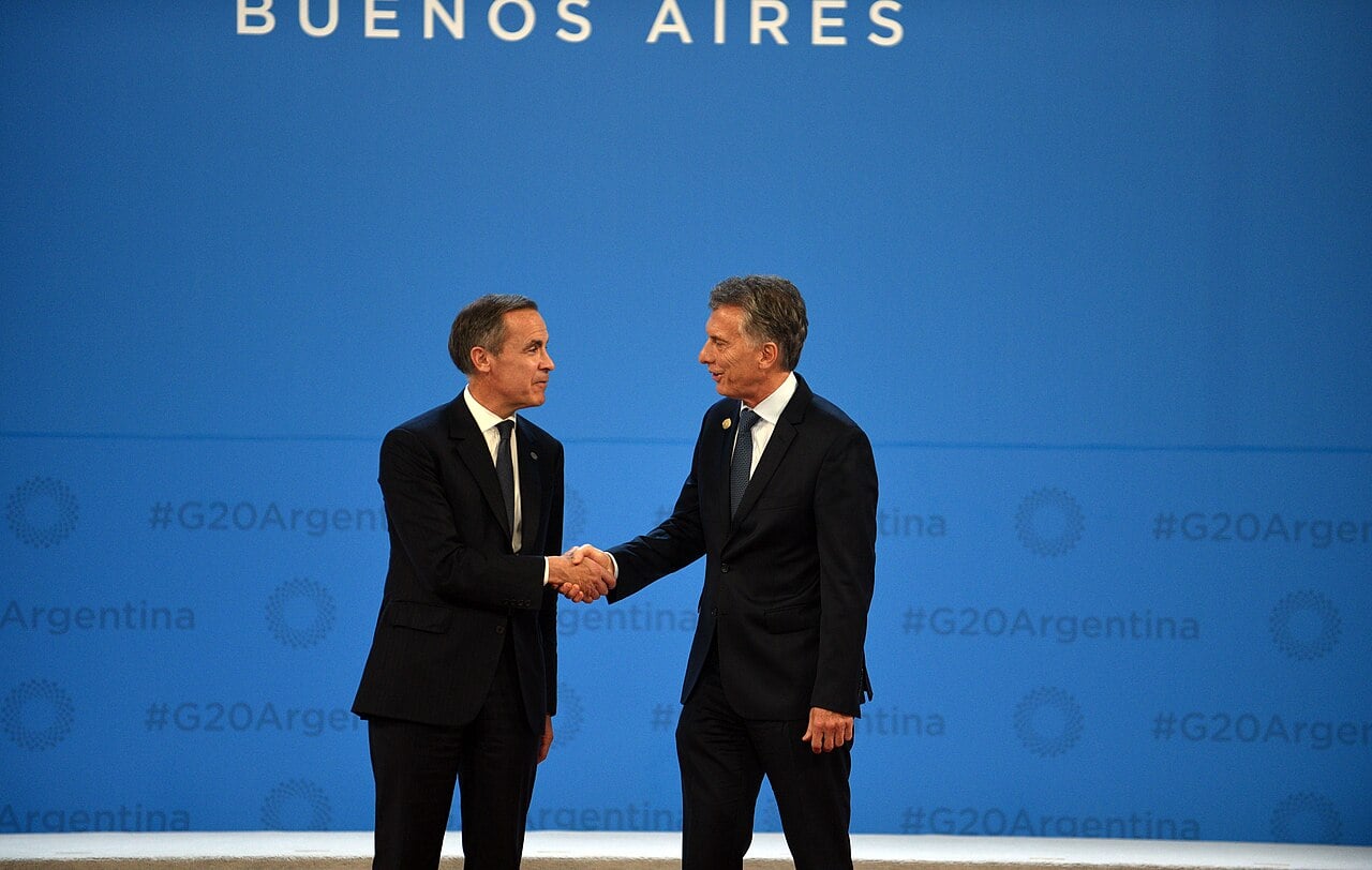 Mark Carney avion Canada