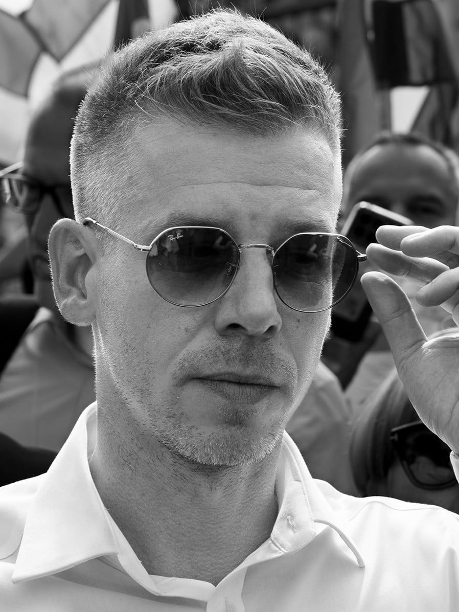 Péter Magyar meeting campagne
